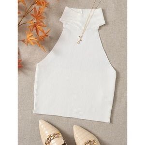 SHEIN • High Neck Knit Top • Size Small (4)